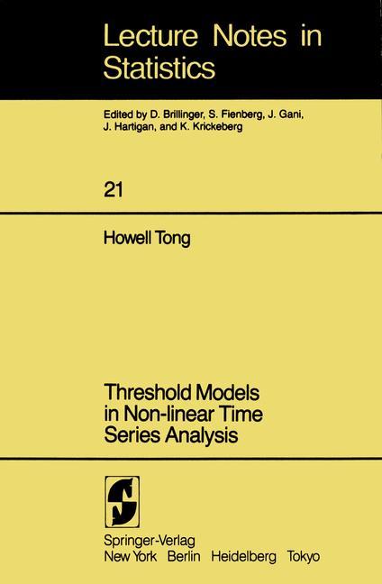 Vorderes Coverbild Threshold Models in Non-linear Time Series Analysis