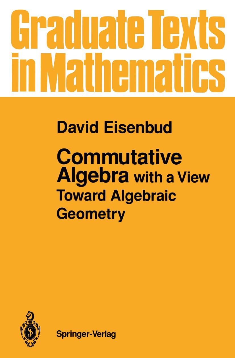 Vorderes Coverbild Commutative Algebra