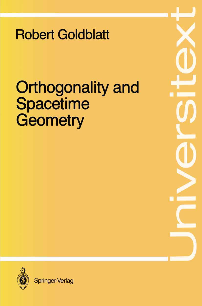 Vorderes Coverbild Orthogonality and Spacetime Geometry