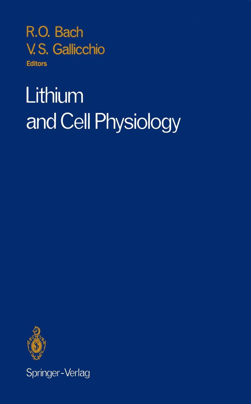 Vorderes Coverbild Lithium and Cell Physiology