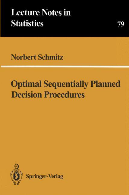 Vorderes Coverbild Optimal Sequentially Planned Decision Procedures