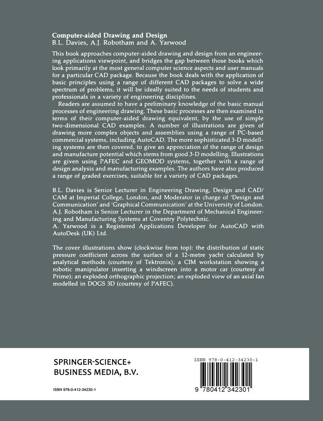 Rückseitencover Computer-aided Drawing and Design