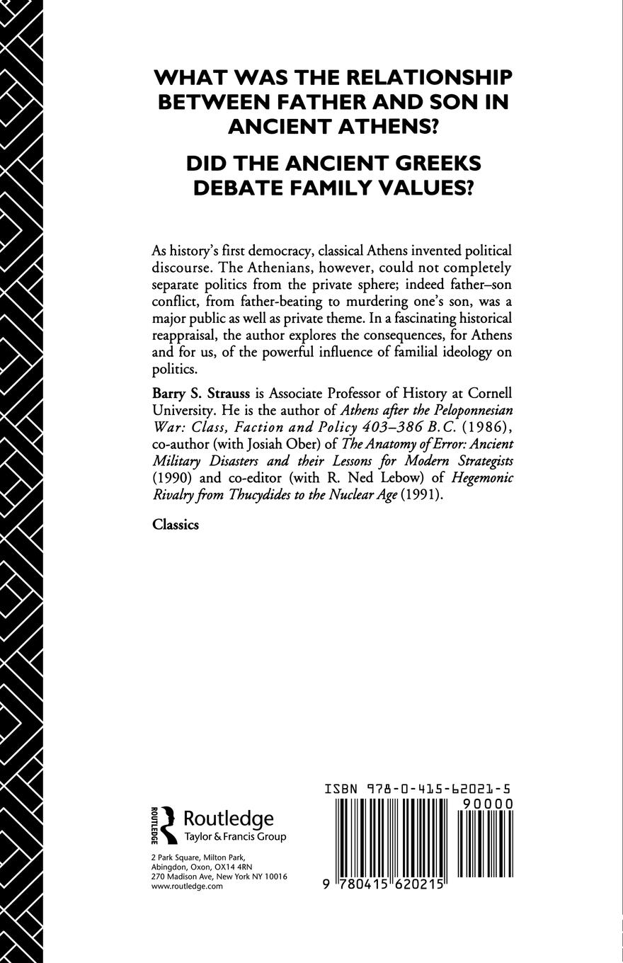 Rückseitencover Fathers and Sons in Athens