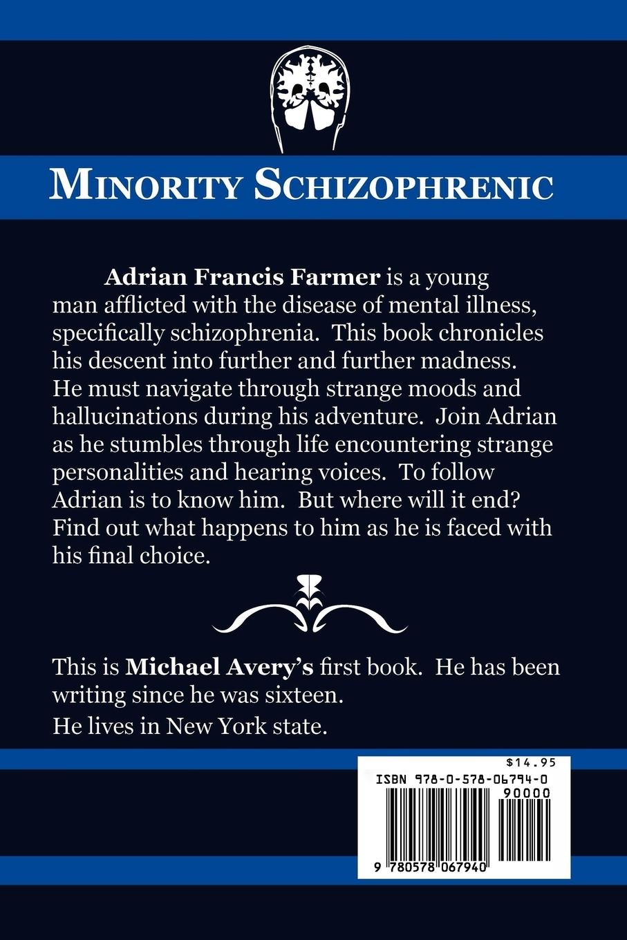 Rückseitencover Minority Schizophrenic