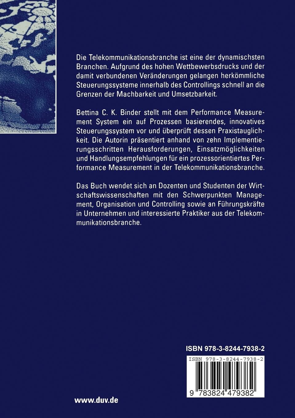 Rückseitencover Prozessorientiertes Performance Measurement