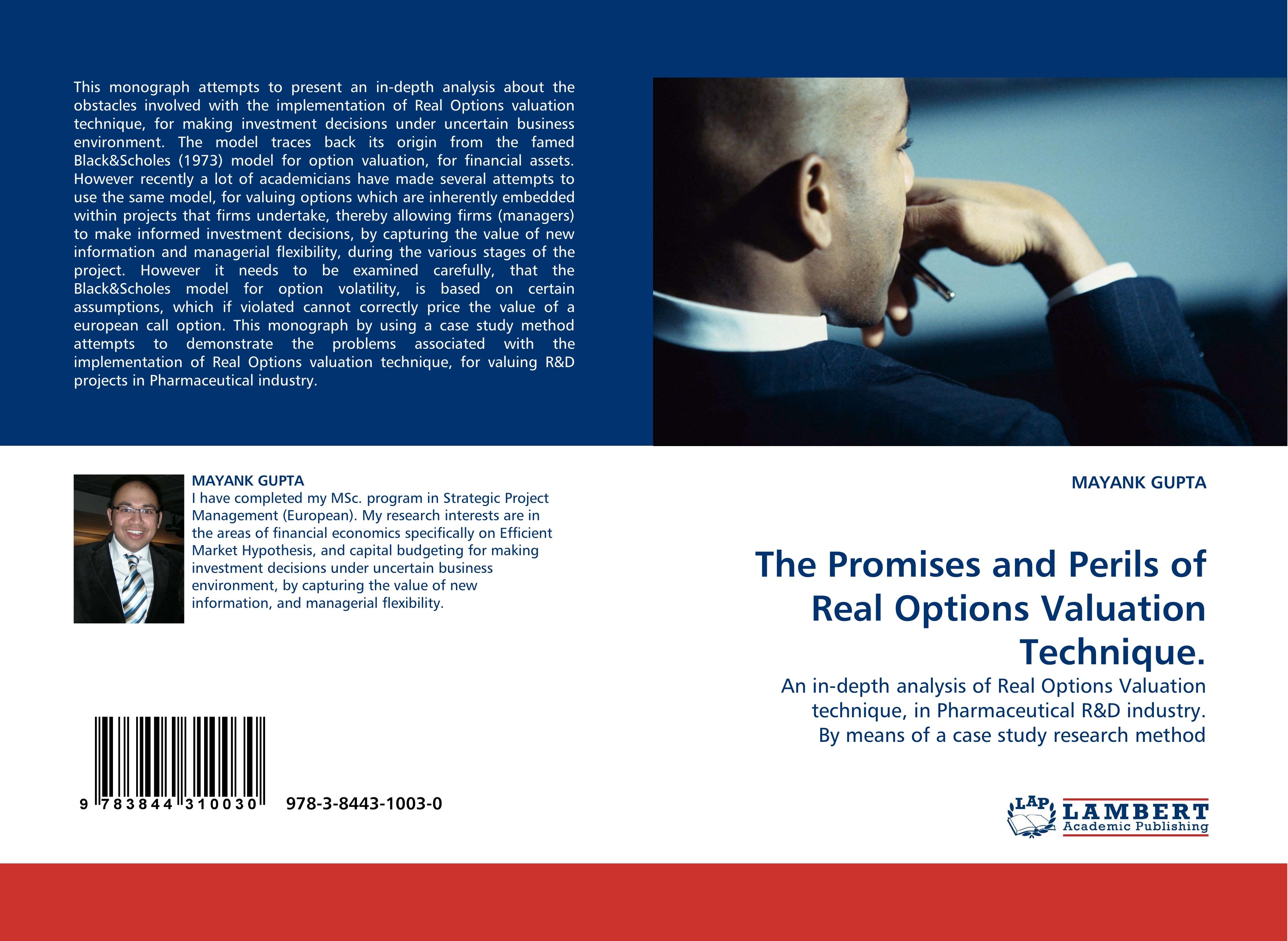 Vorderes Coverbild The Promises and Perils of Real Options Valuation Technique.