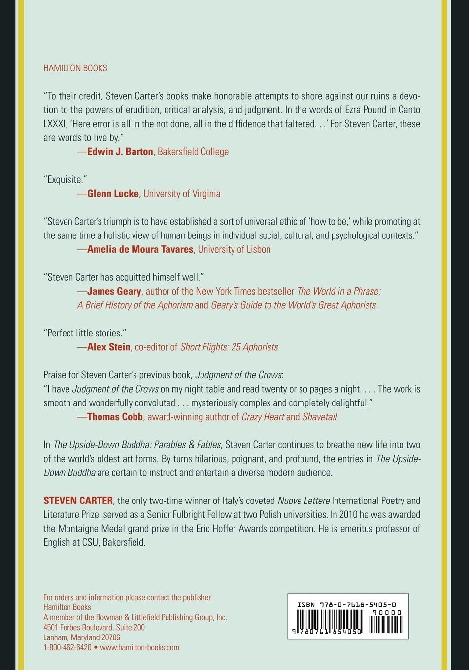 Rückseitencover Upside-Down Buddha