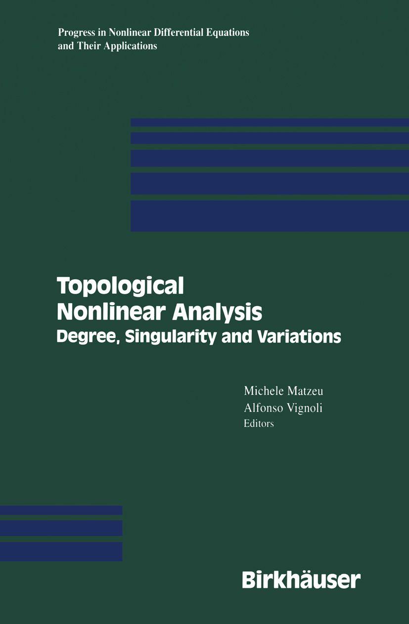 Vorderes Coverbild Topological Nonlinear Analysis