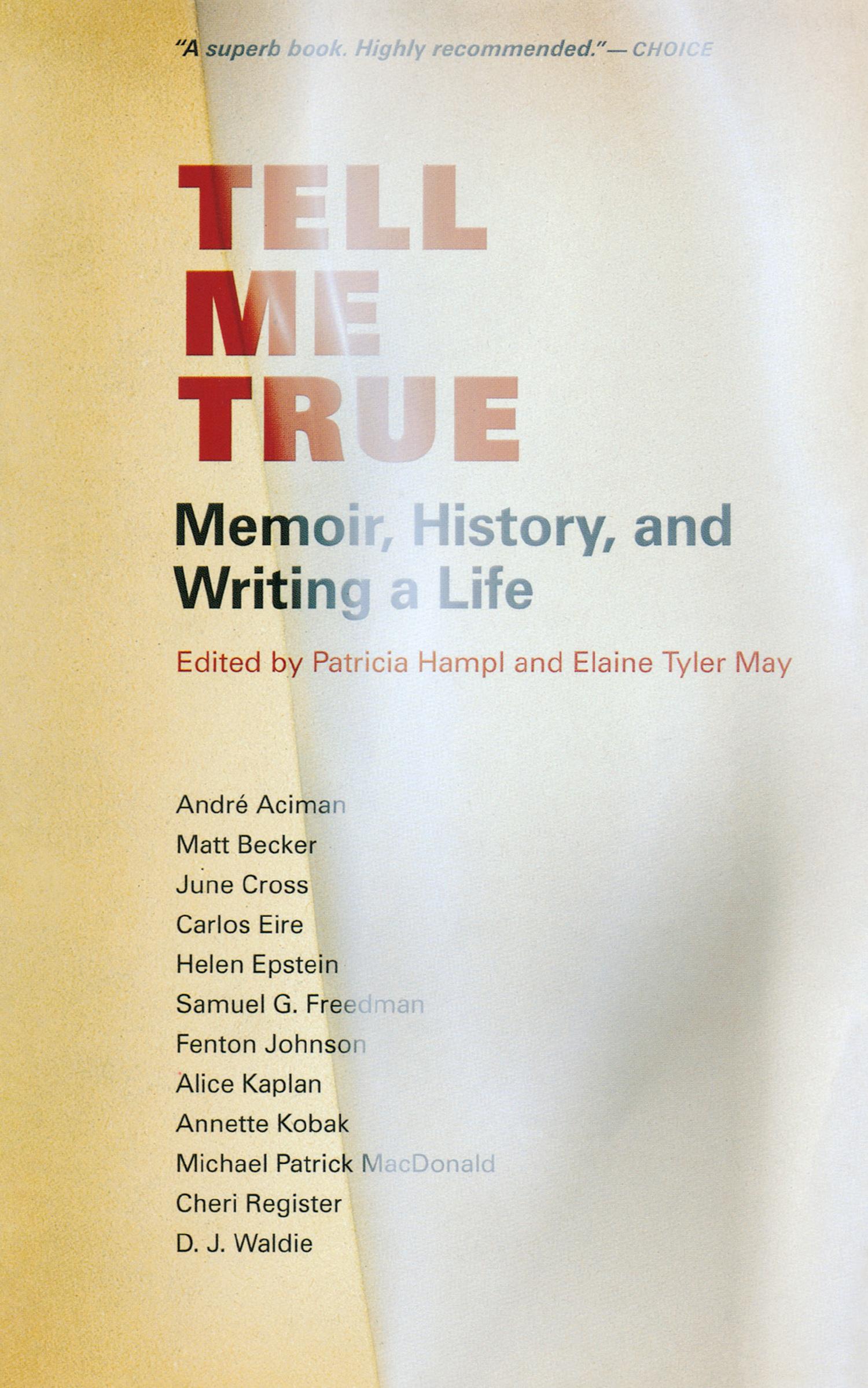 Vorderes Coverbild Tell Me True