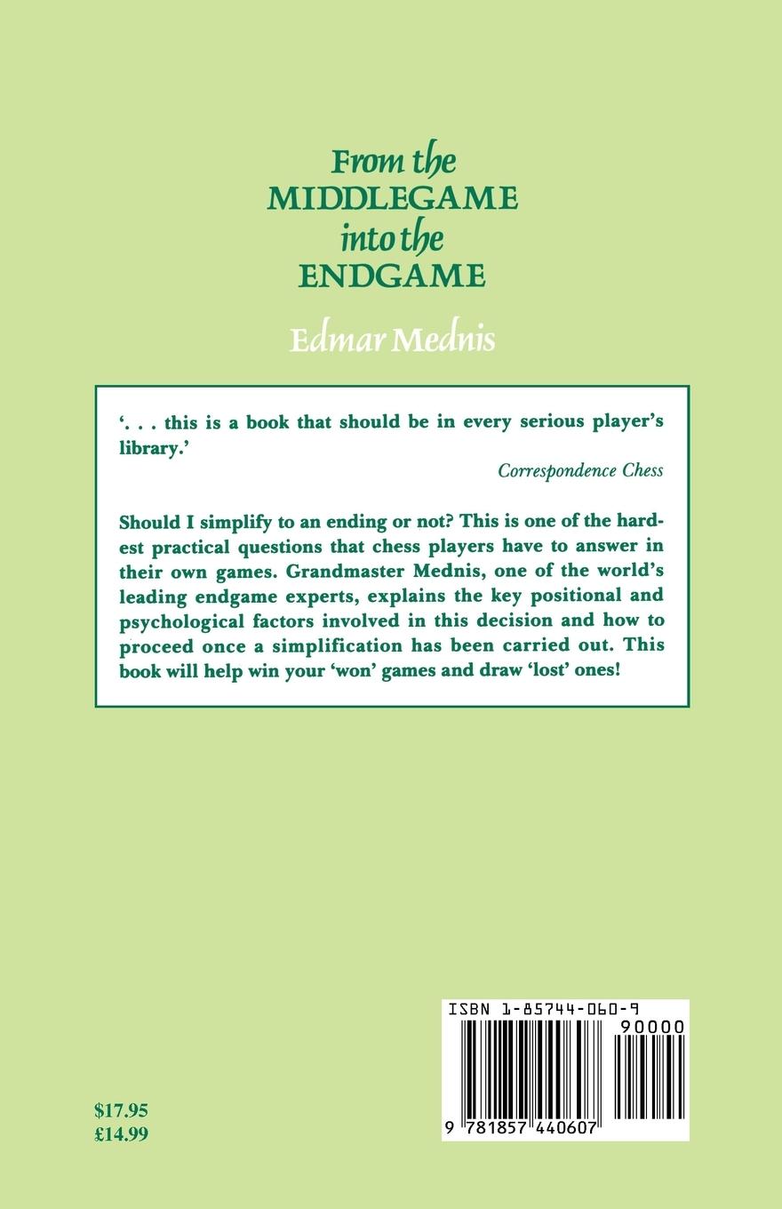 Rückseitencover From Middlegame to Endgame