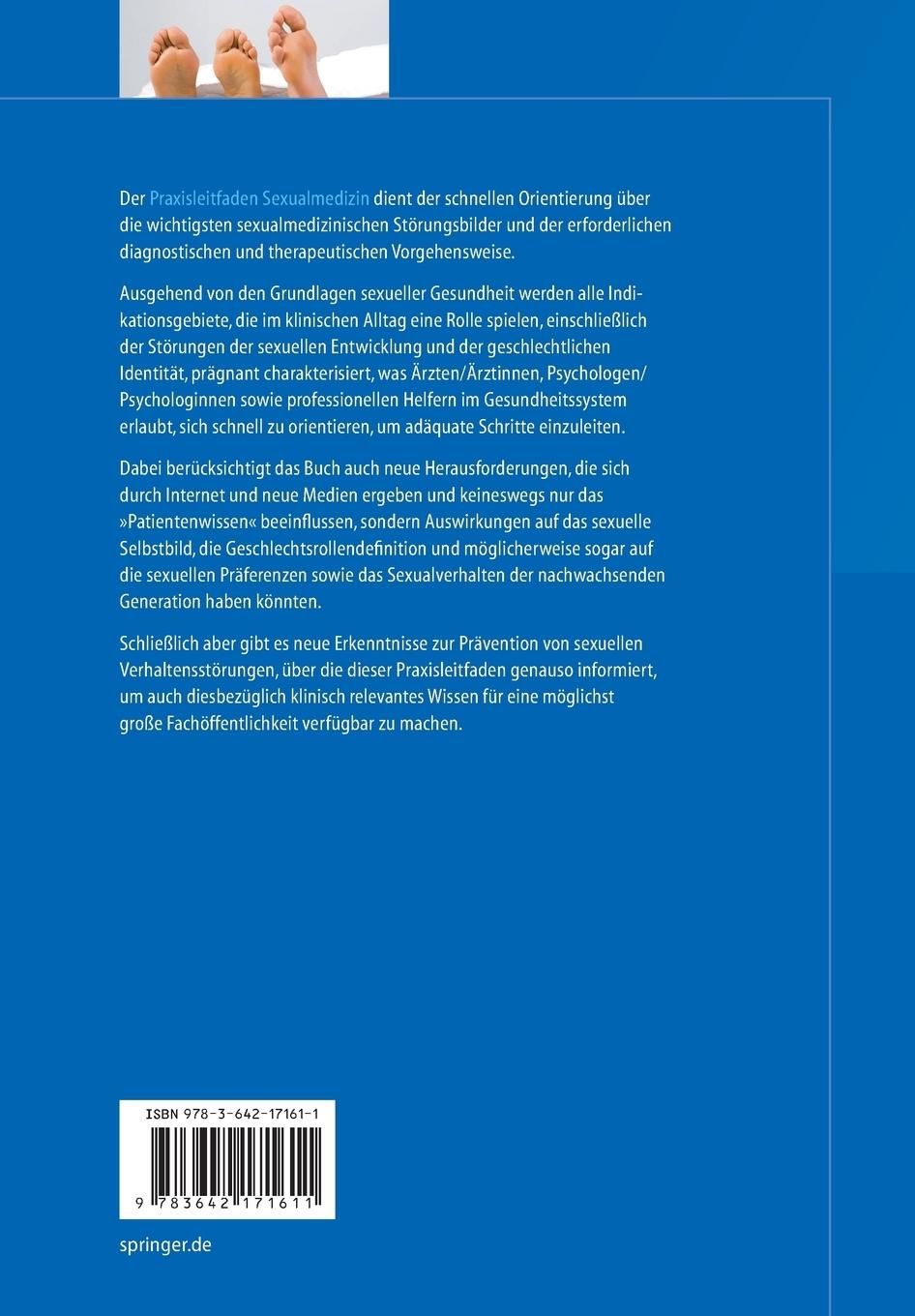 Rückseitencover Praxisleitfaden Sexualmedizin