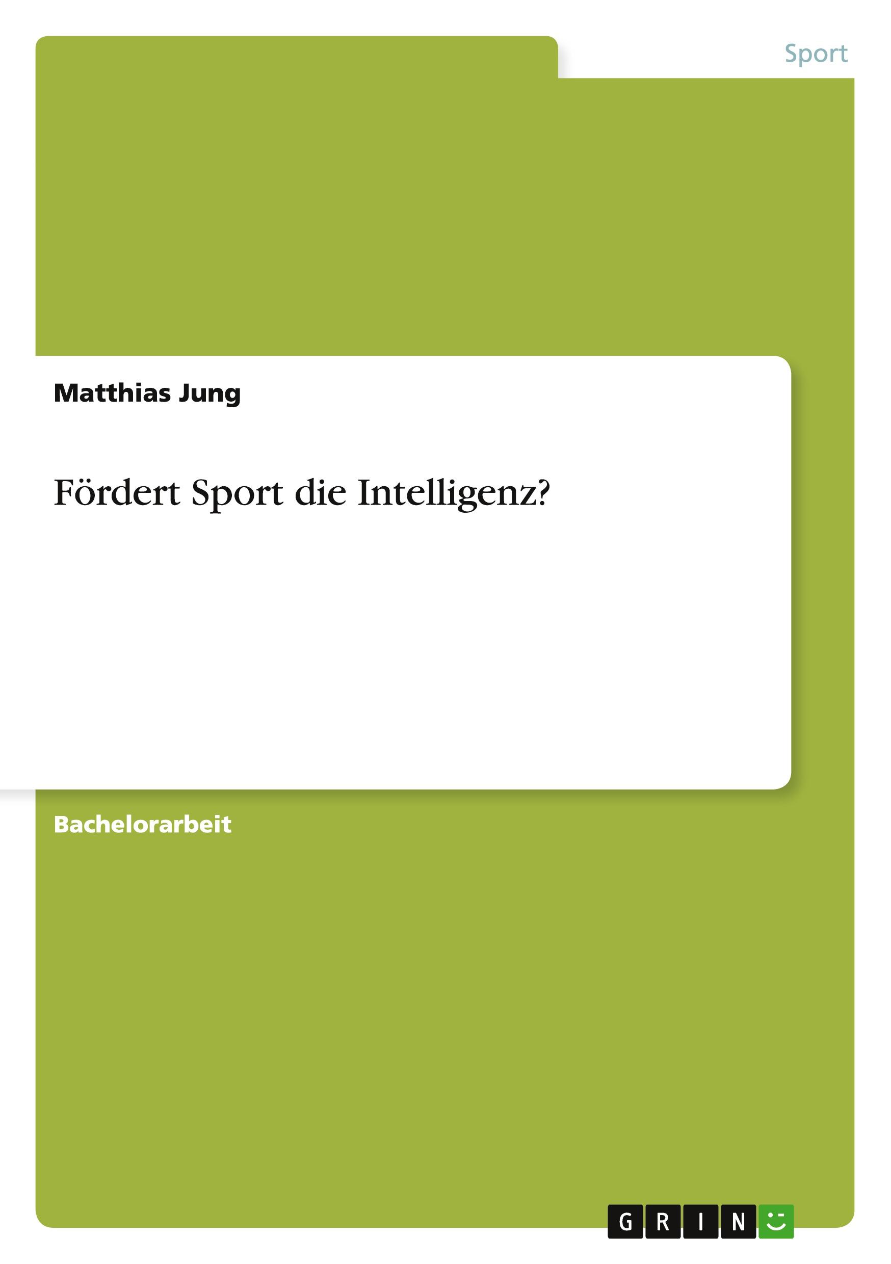 Vorderes Coverbild Fördert Sport die Intelligenz?