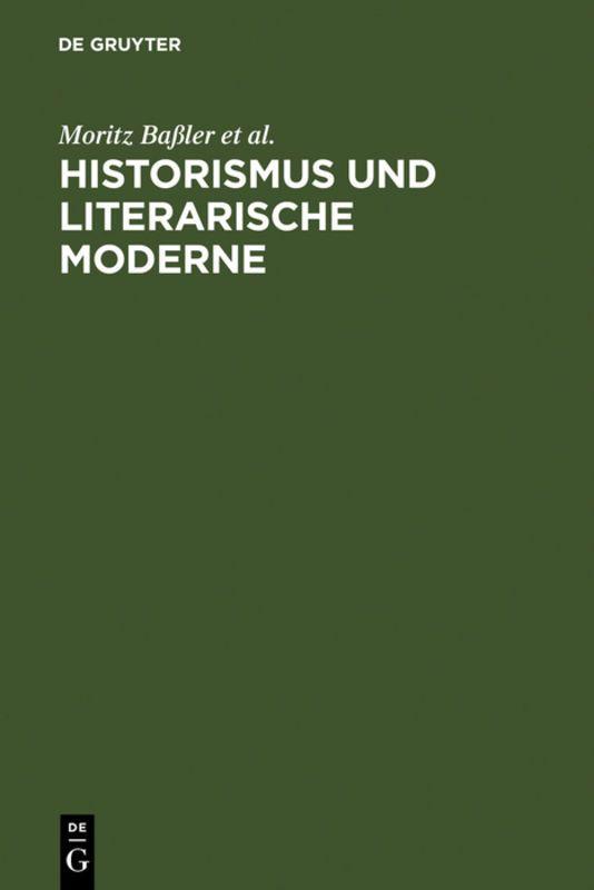 Vorderes Coverbild Historismus und literarische Moderne
