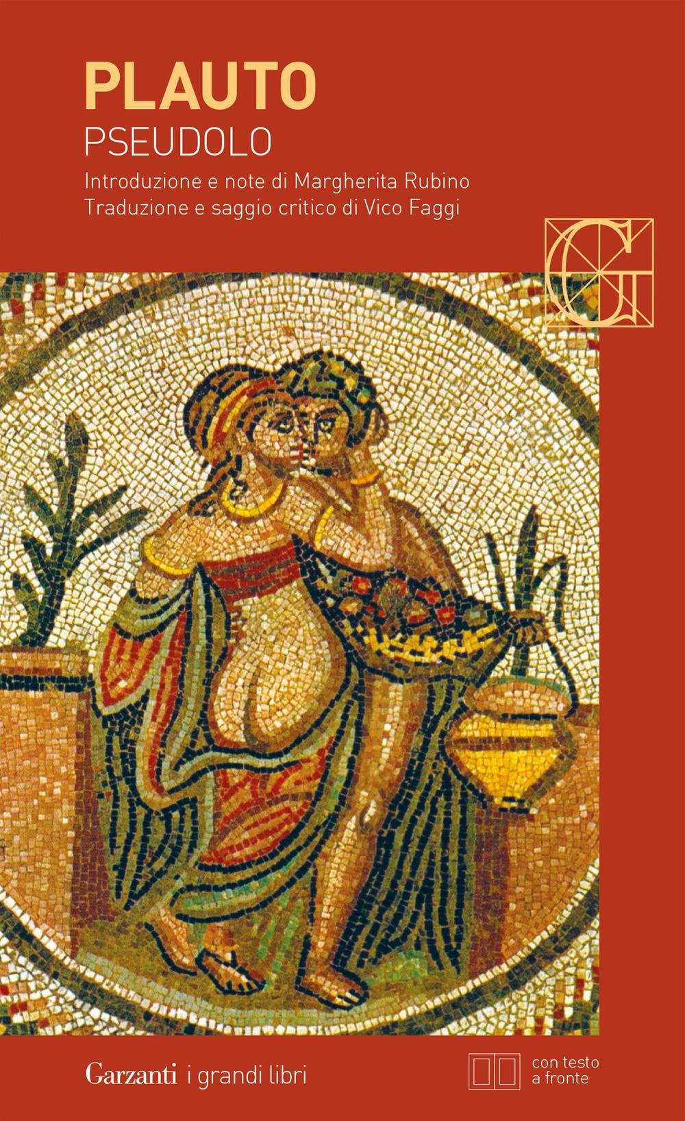 Vorderes Coverbild Pseudolo. Testo latino a fronte