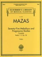 Vorderes Coverbild 75 Melodious and progressive Studies Complete