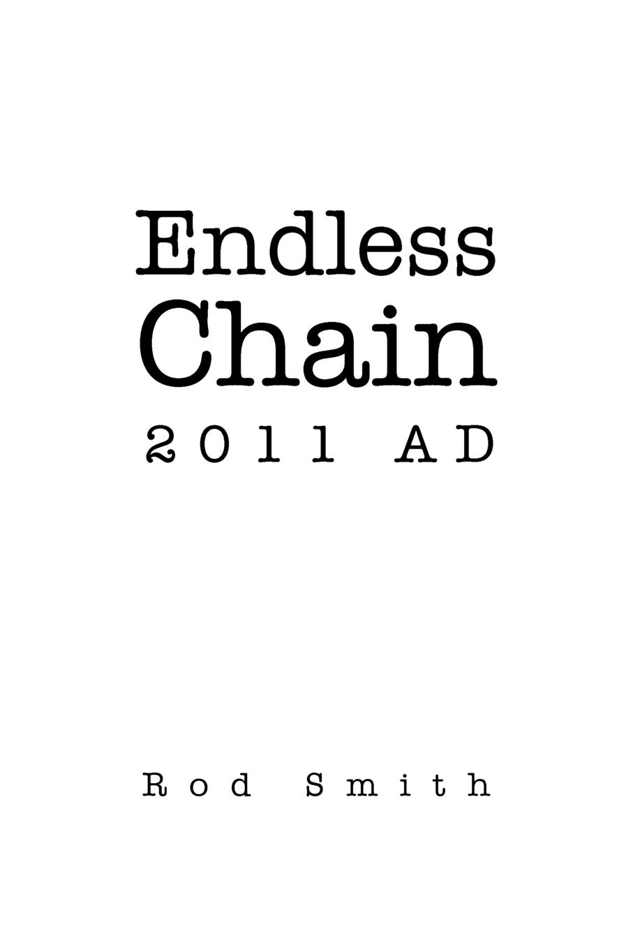 Vorderes Coverbild Endless Chain 2011 AD