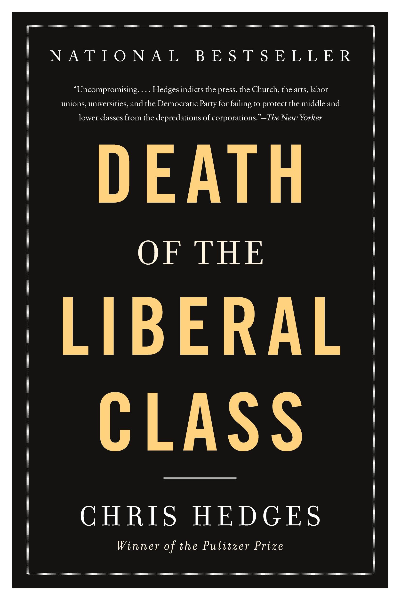 Vorderes Coverbild Death of the Liberal Class