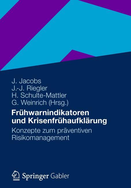 Vorderes Coverbild Frühwarnindikatoren und Krisenfrühaufklärung