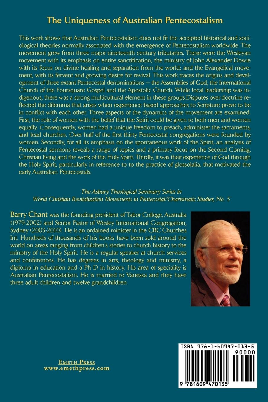 Rückseitencover The Spirit of Pentecost