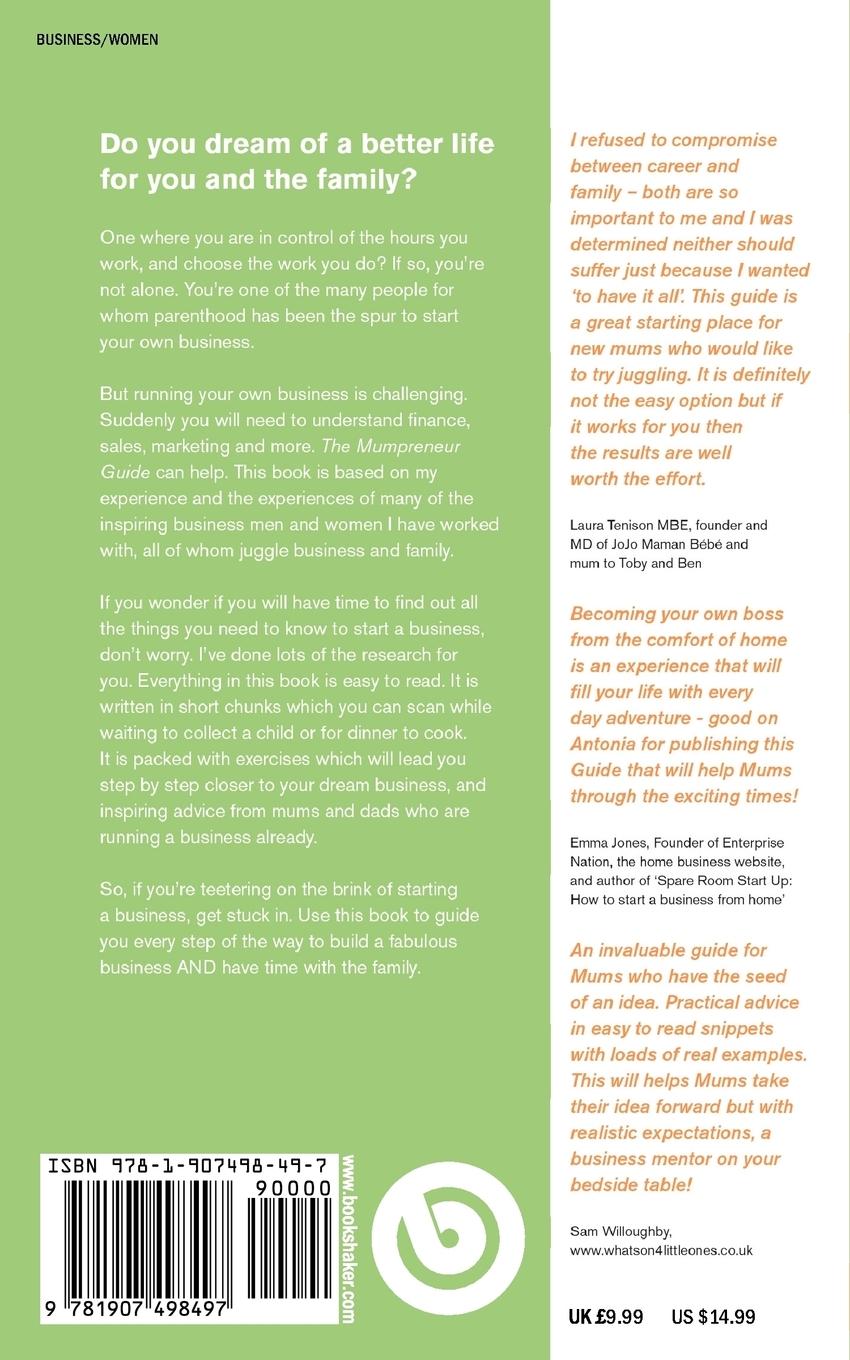 Rückseitencover The Mumpreneur Guide