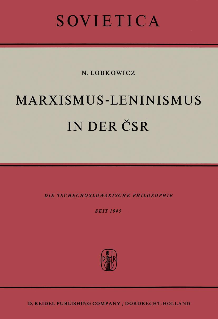 Vorderes Coverbild Marxismus-Leninismus in Der &#268;sr
