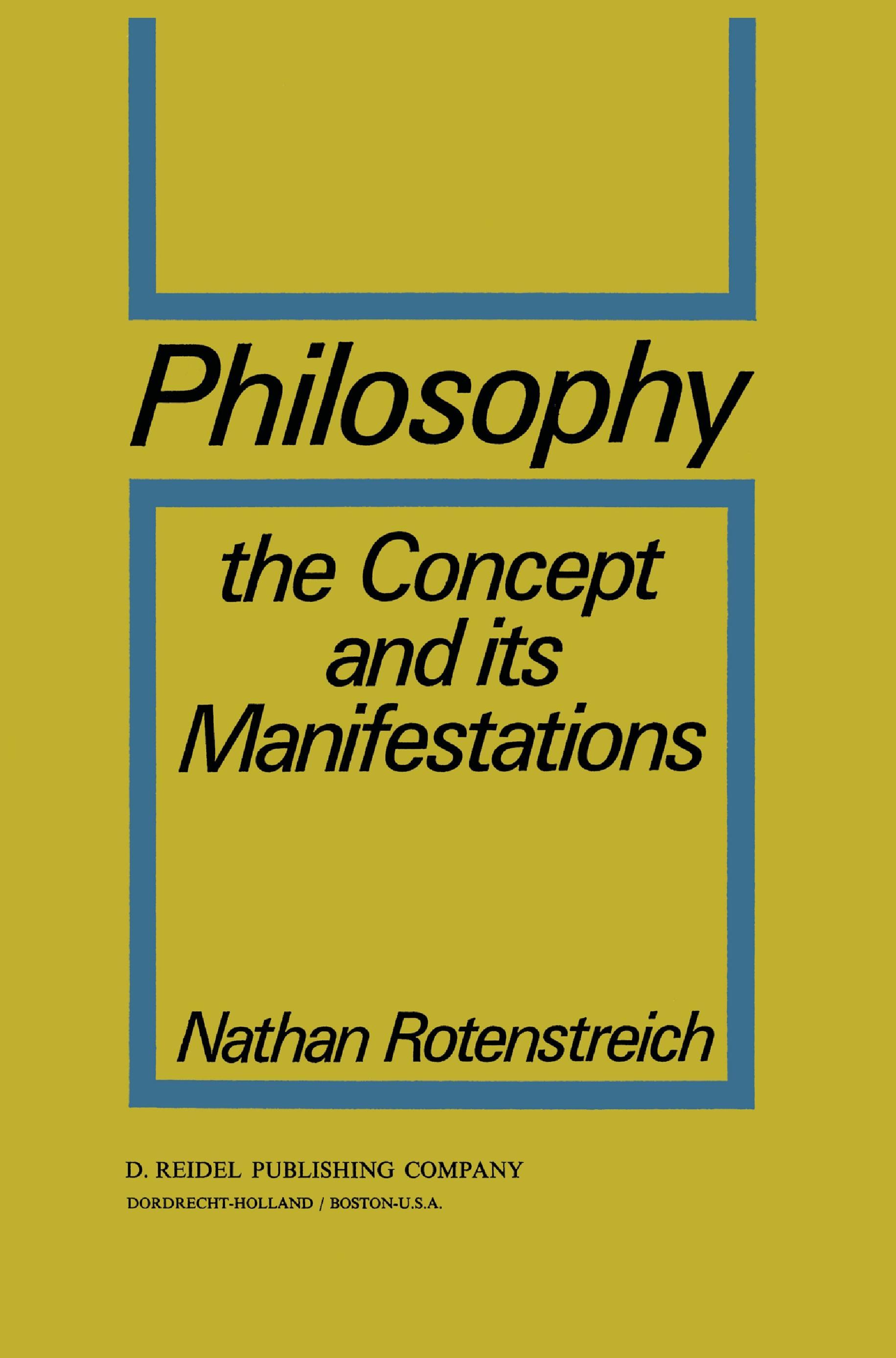 Vorderes Coverbild Philosophy