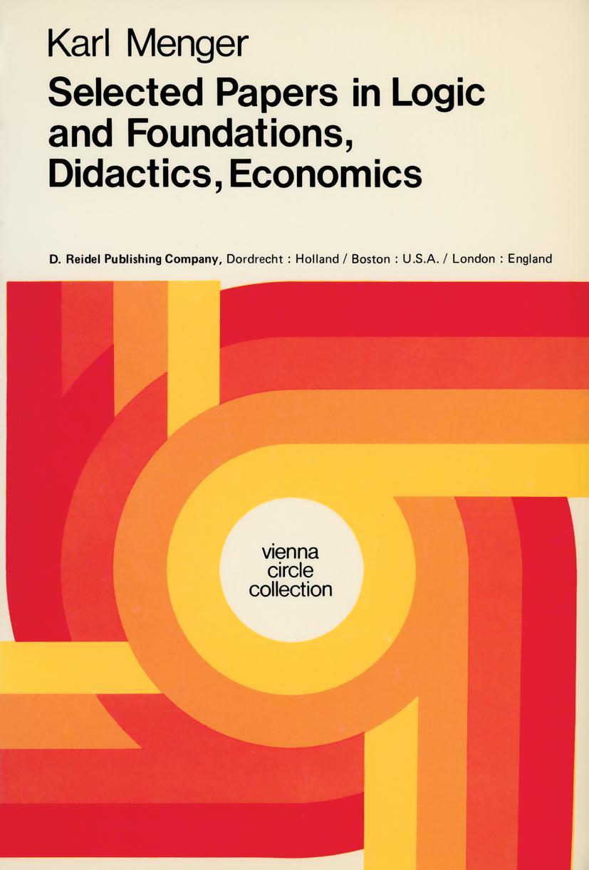 Vorderes Coverbild Selected Papers in Logic and Foundations, Didactics, Economics