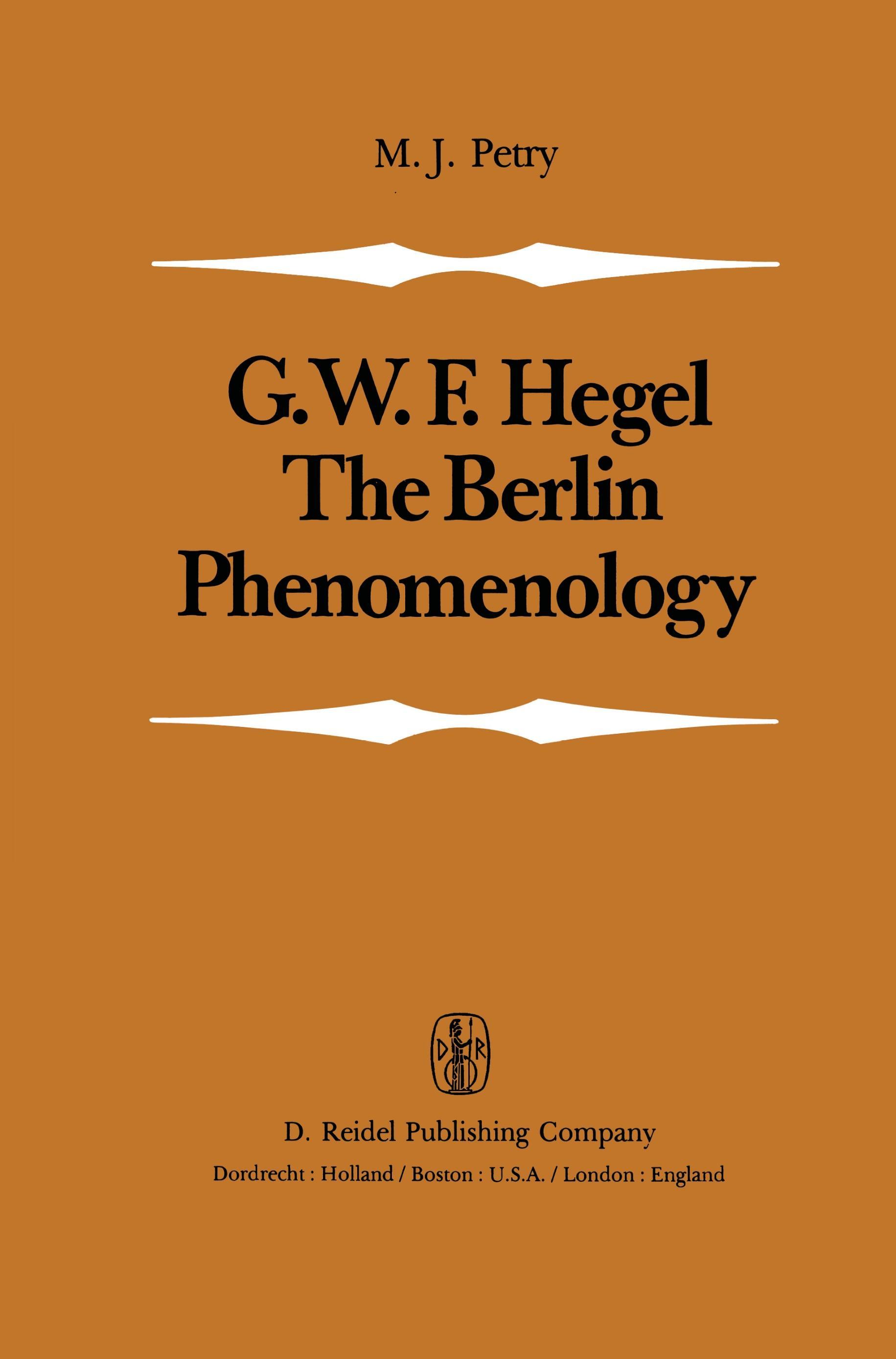 Vorderes Coverbild The Berlin Phenomenology