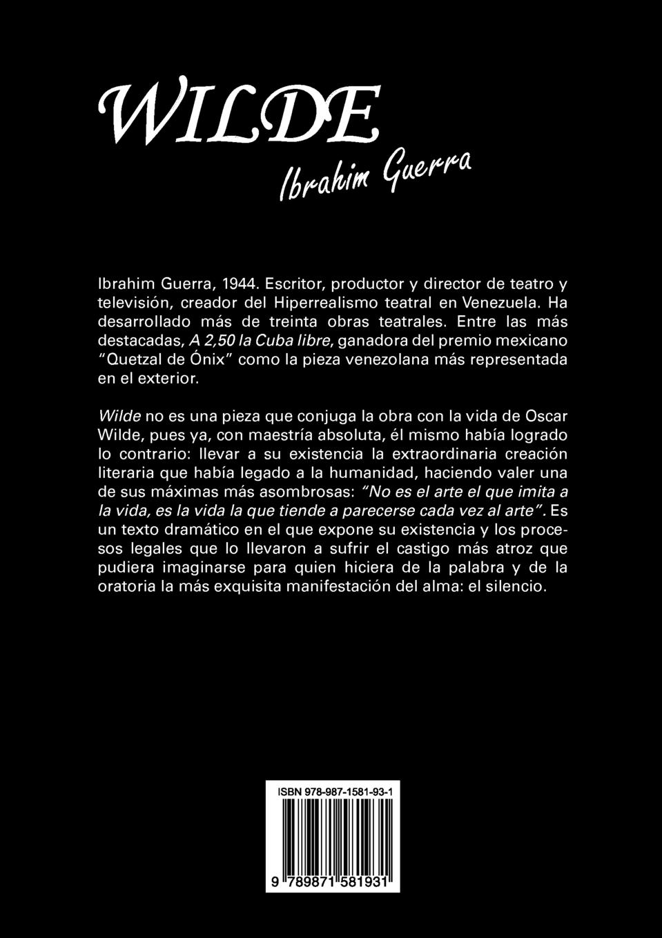 Rückseitencover Wilde