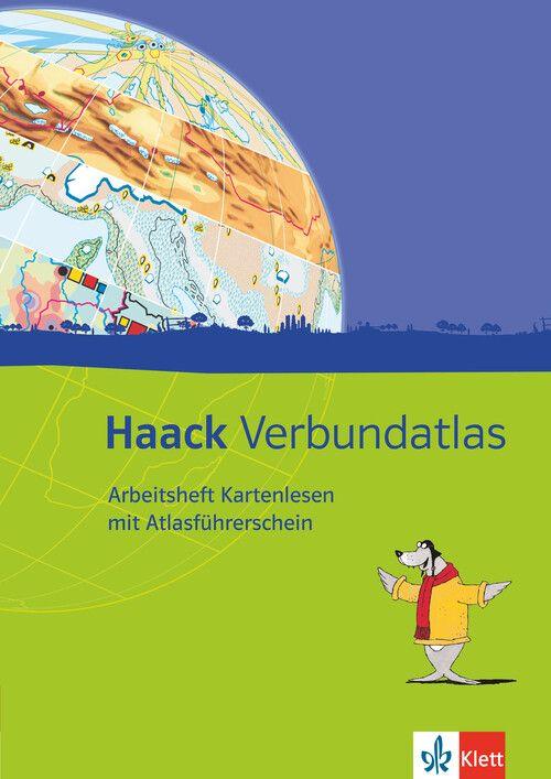 Vorderes Coverbild Haack Verbundatlas. Arbeitsheft Kartenlesen mit Atlasführerschein. Klasse 5