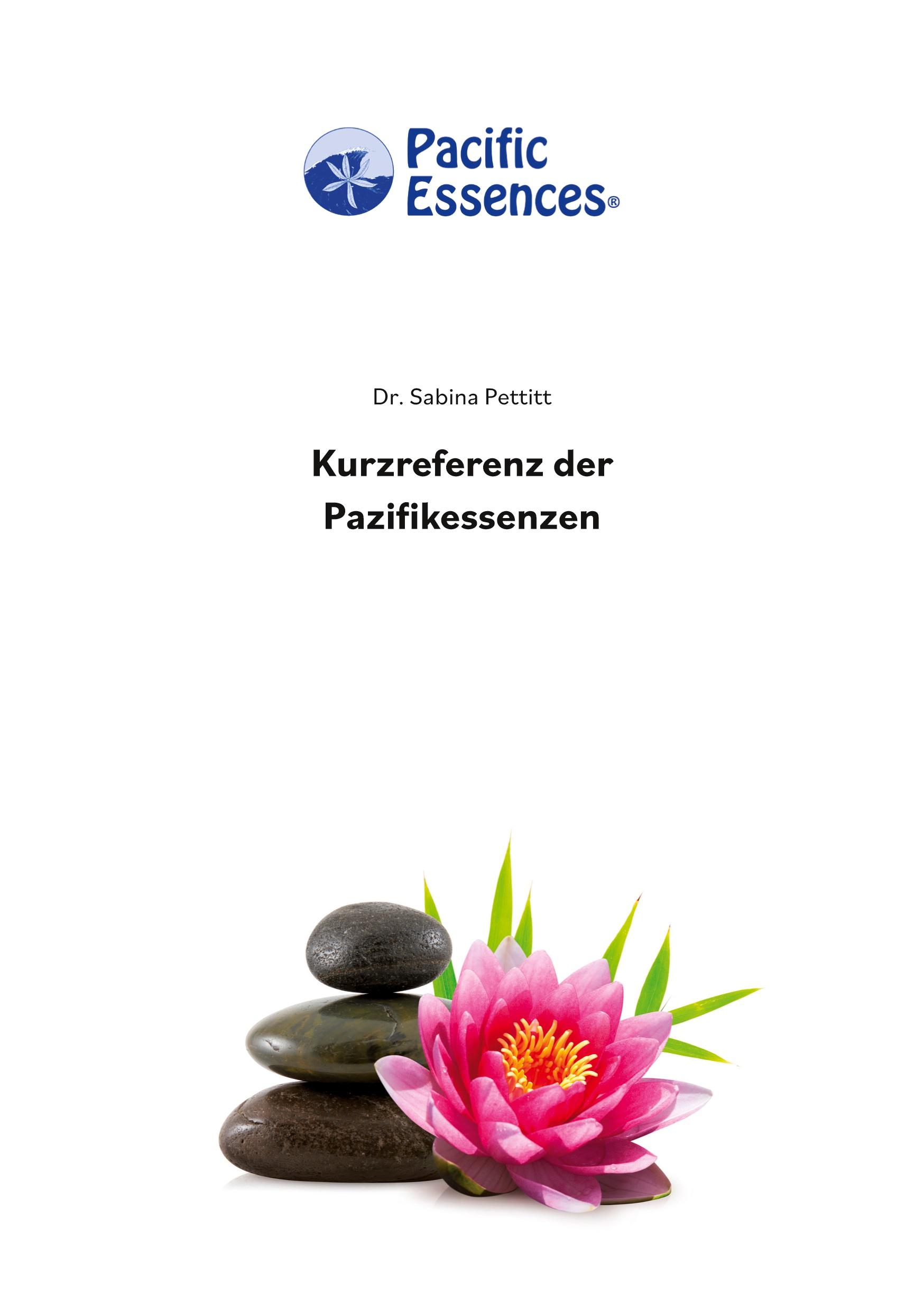 Vorderes Coverbild Kurzreferenz der Pazifikessenzen