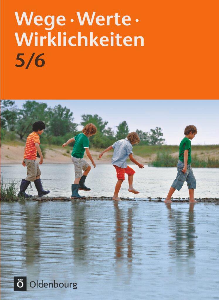 Vorderes Coverbild Wege. Werte. Wirklichkeiten. Jahrgangsstufe 5/6