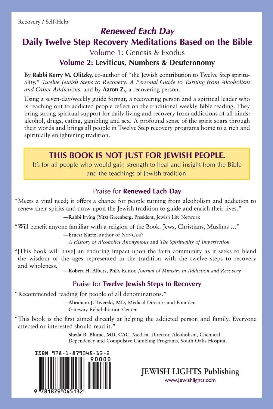 Rückseitencover Renewed Each Day-Leviticus, Numbers & Deuteronomy