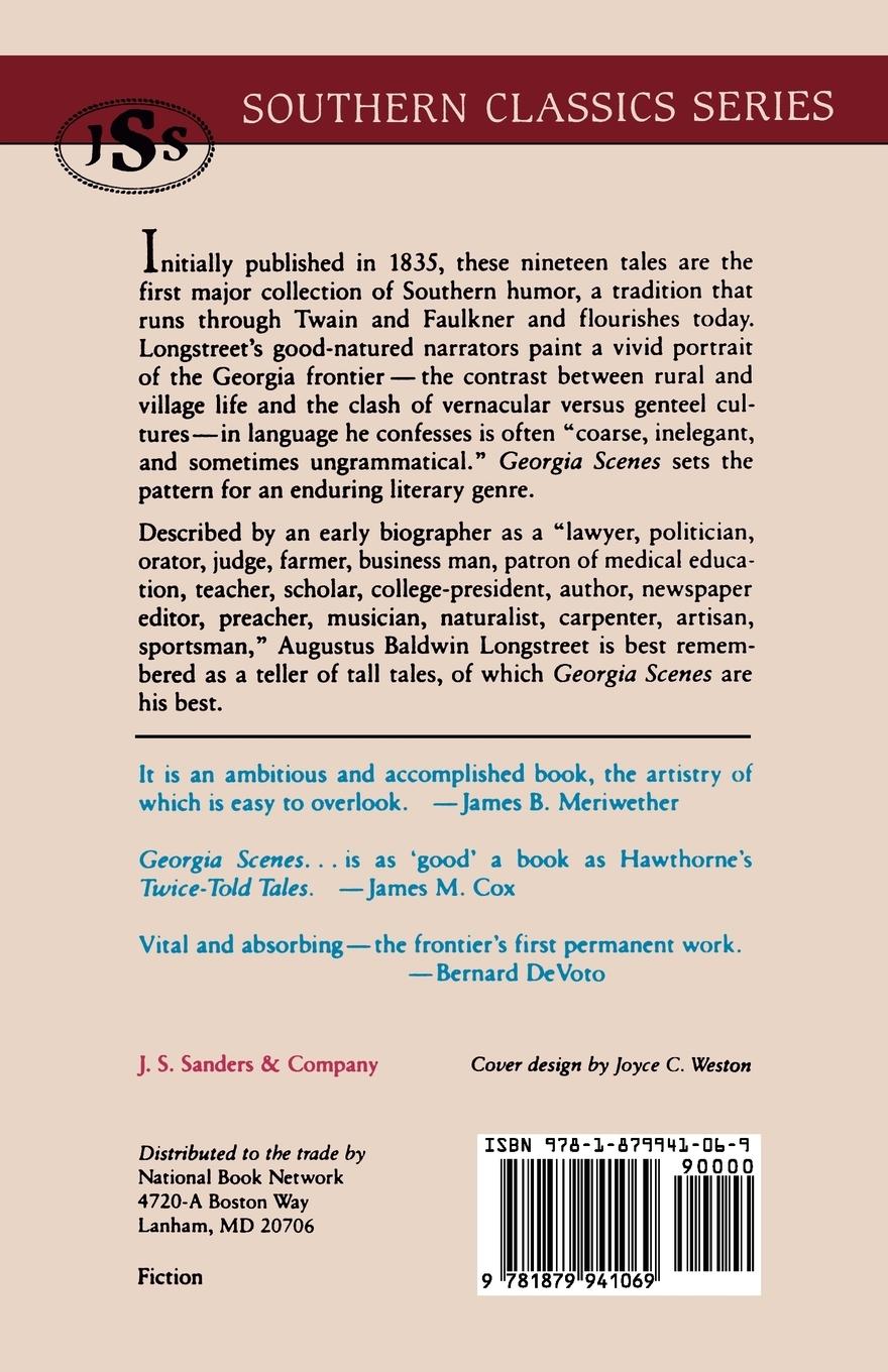 Rückseitencover Georgia Scenes