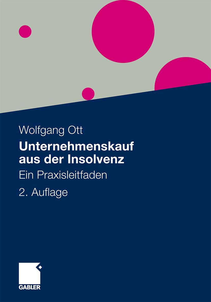 Vorderes Coverbild Unternehmenskauf aus der Insolvenz