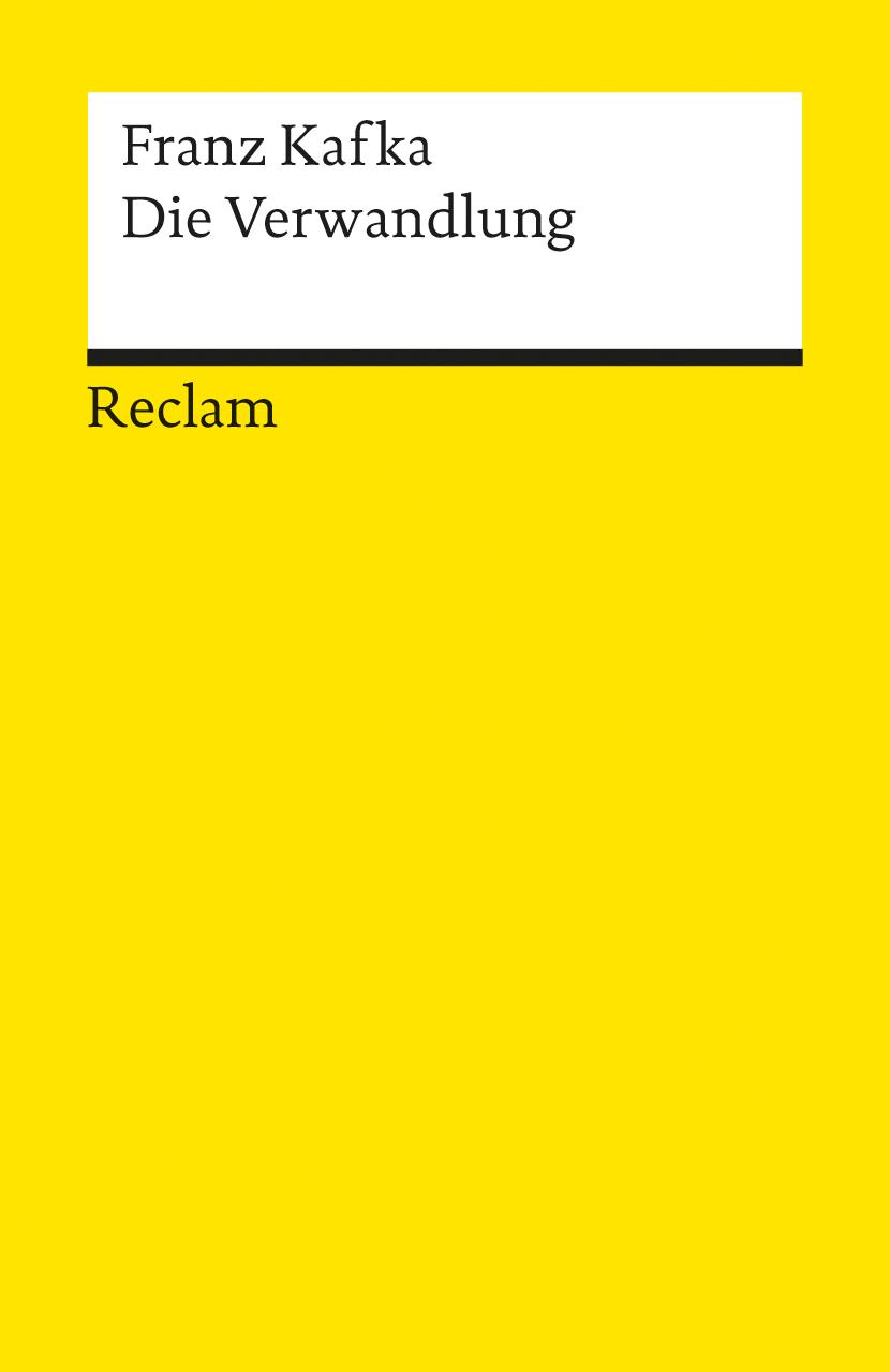 Vorderes Coverbild Die Verwandlung. Textausgabe mit Literaturhinweisen und Nachwort
