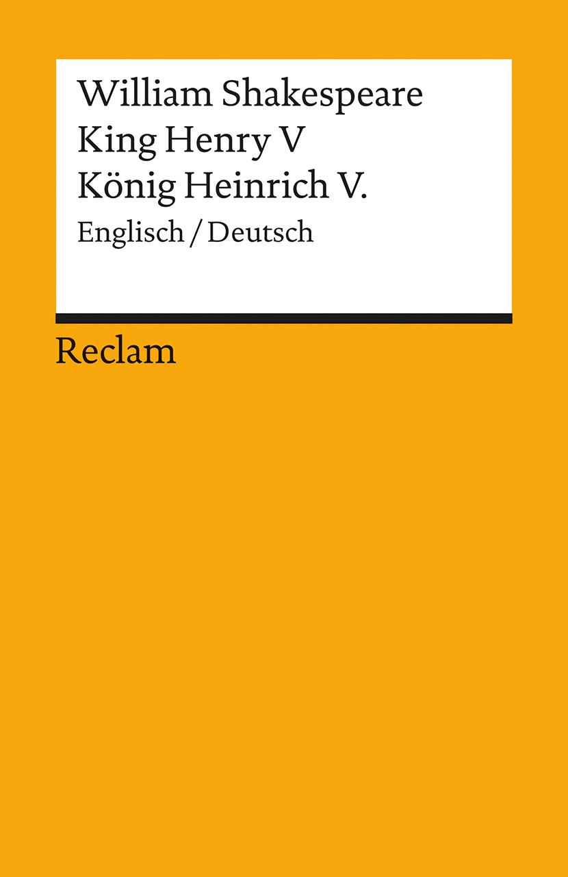 Vorderes Coverbild King Henry V / König Heinrich V.