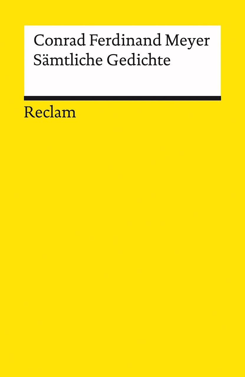 Vorderes Coverbild Sämtliche Gedichte