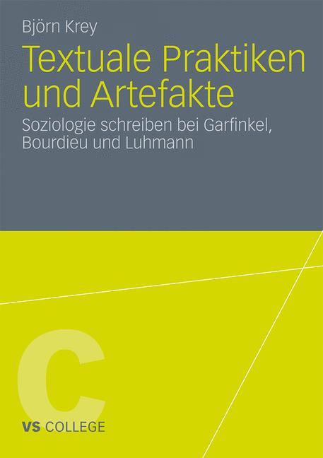 Vorderes Coverbild Textuale Praktiken und Artefakte