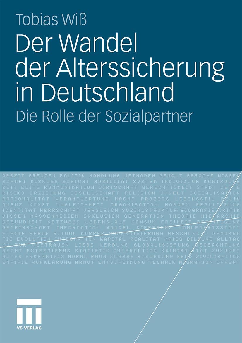 Vorderes Coverbild Der Wandel der Alterssicherung in Deutschland