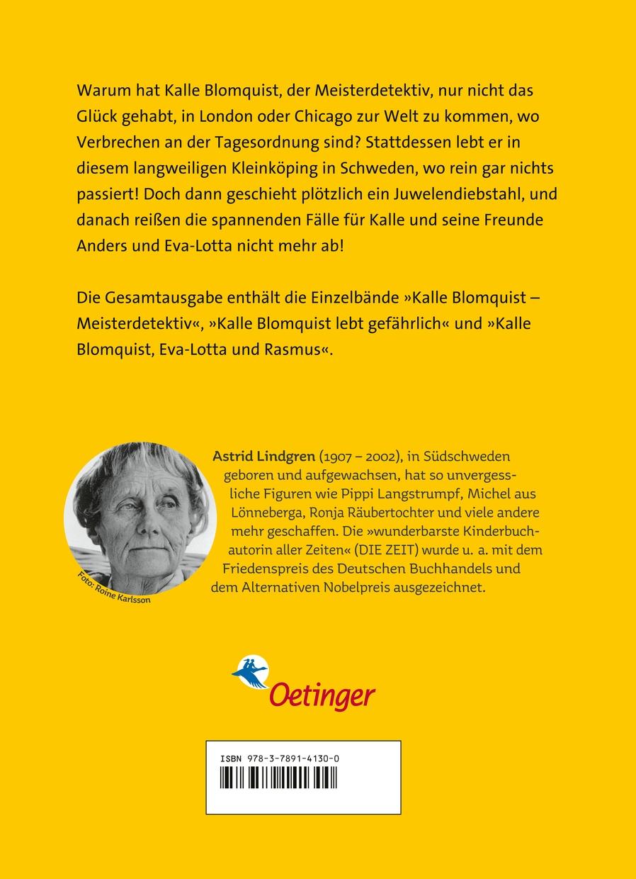 Rückseitencover Kalle Blomquist