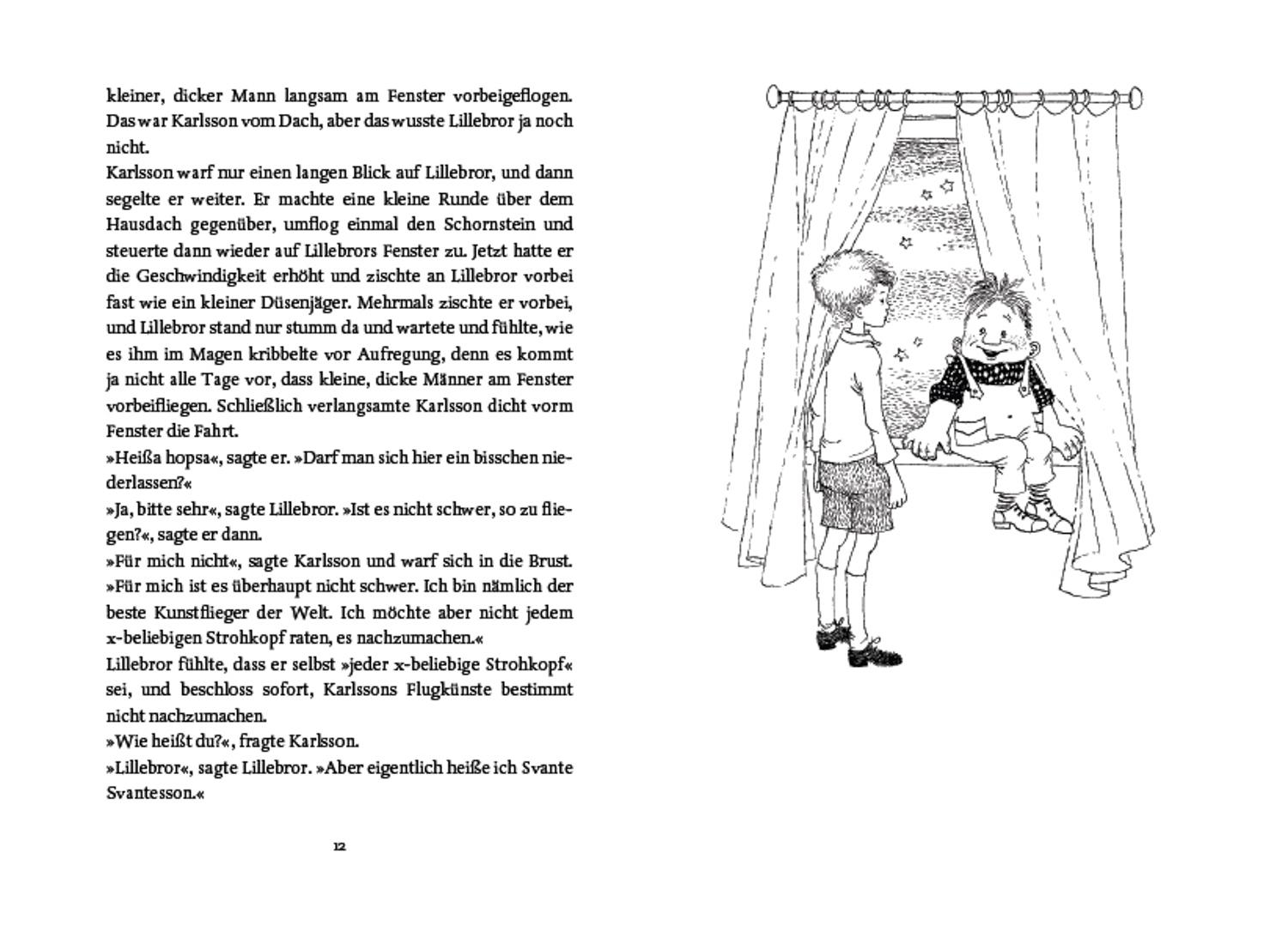 Beispielinhalt (Bild) Karlsson vom Dach 1