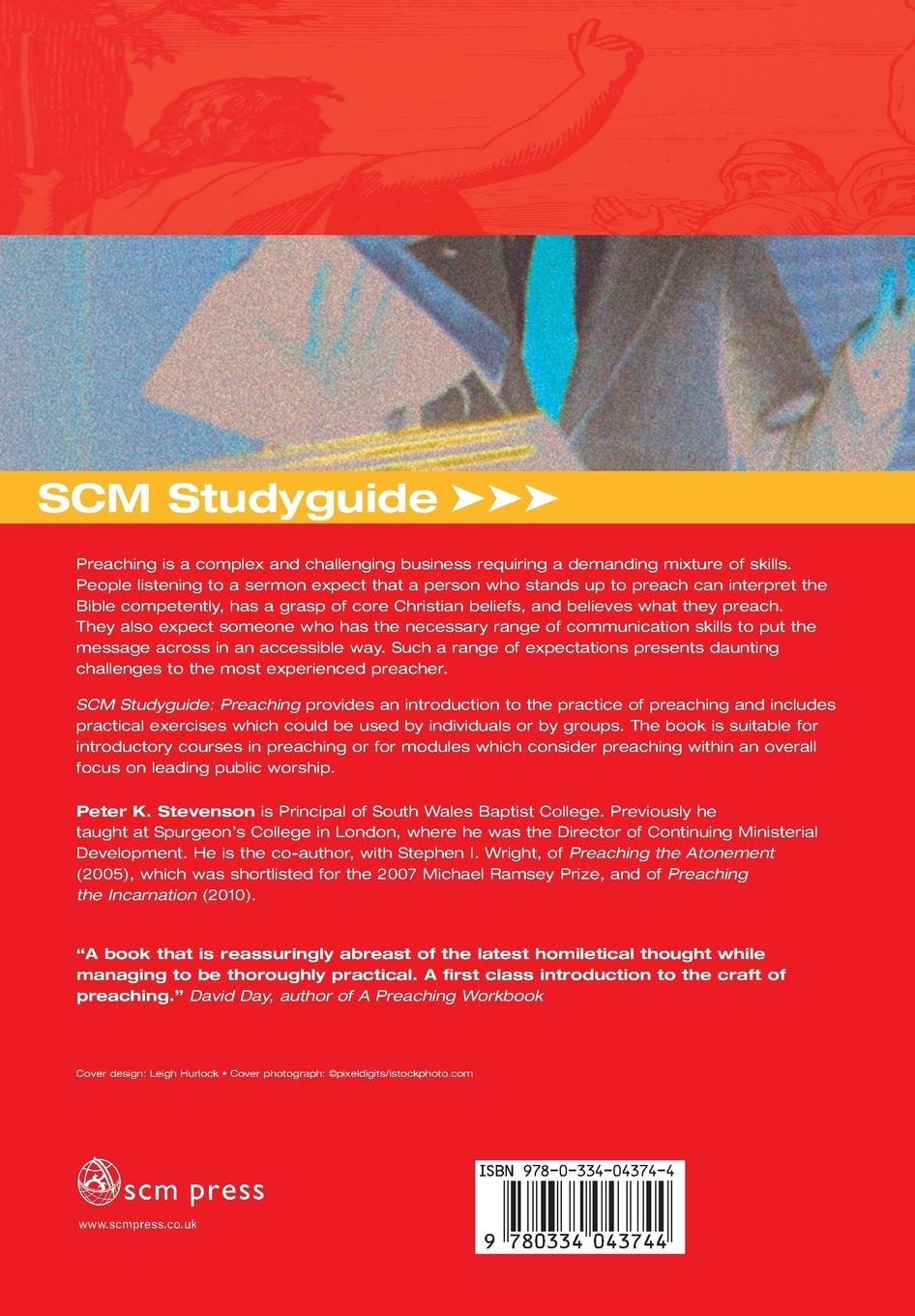 Rückseitencover SCM Studyguide to Preaching