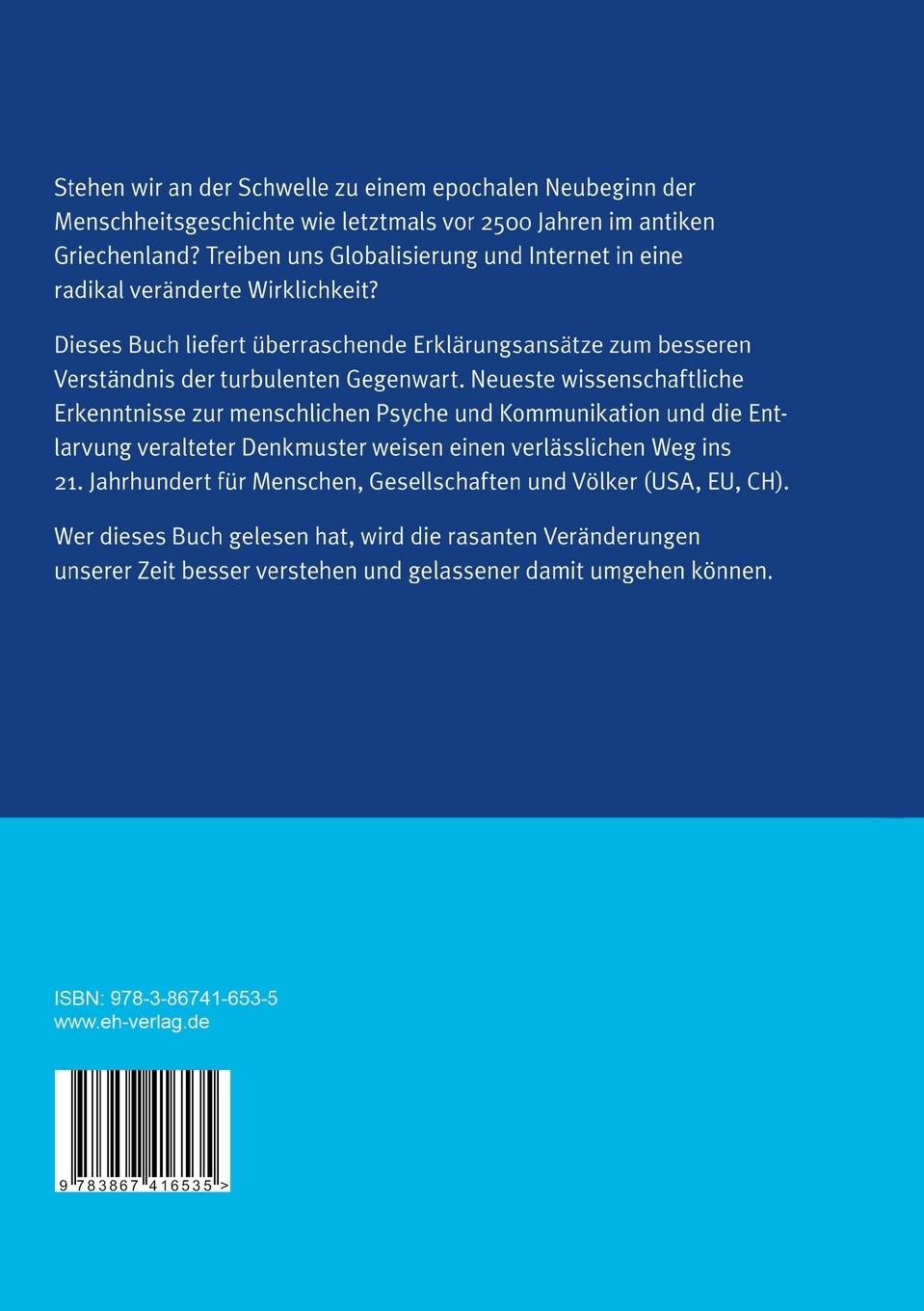 Rückseitencover Epochaler Neubeginn