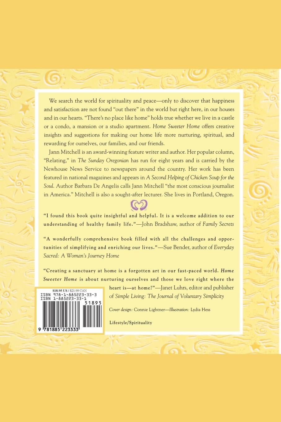 Rückseitencover Home Sweeter Home