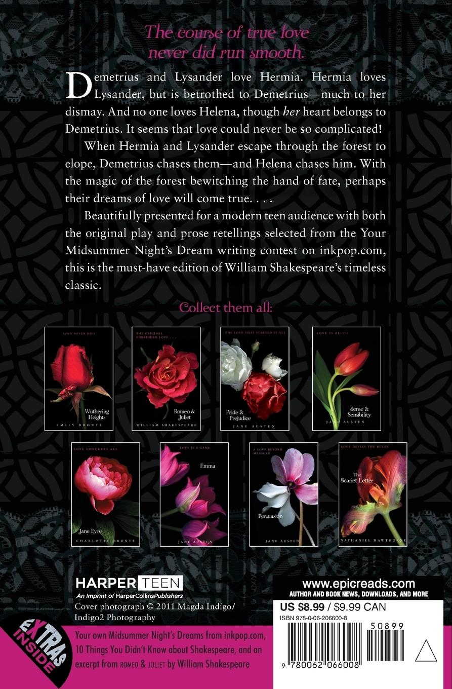 Rückseitencover A Midsummer Night's Dream