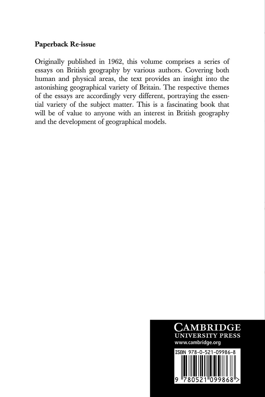 Rückseitencover Great Britain