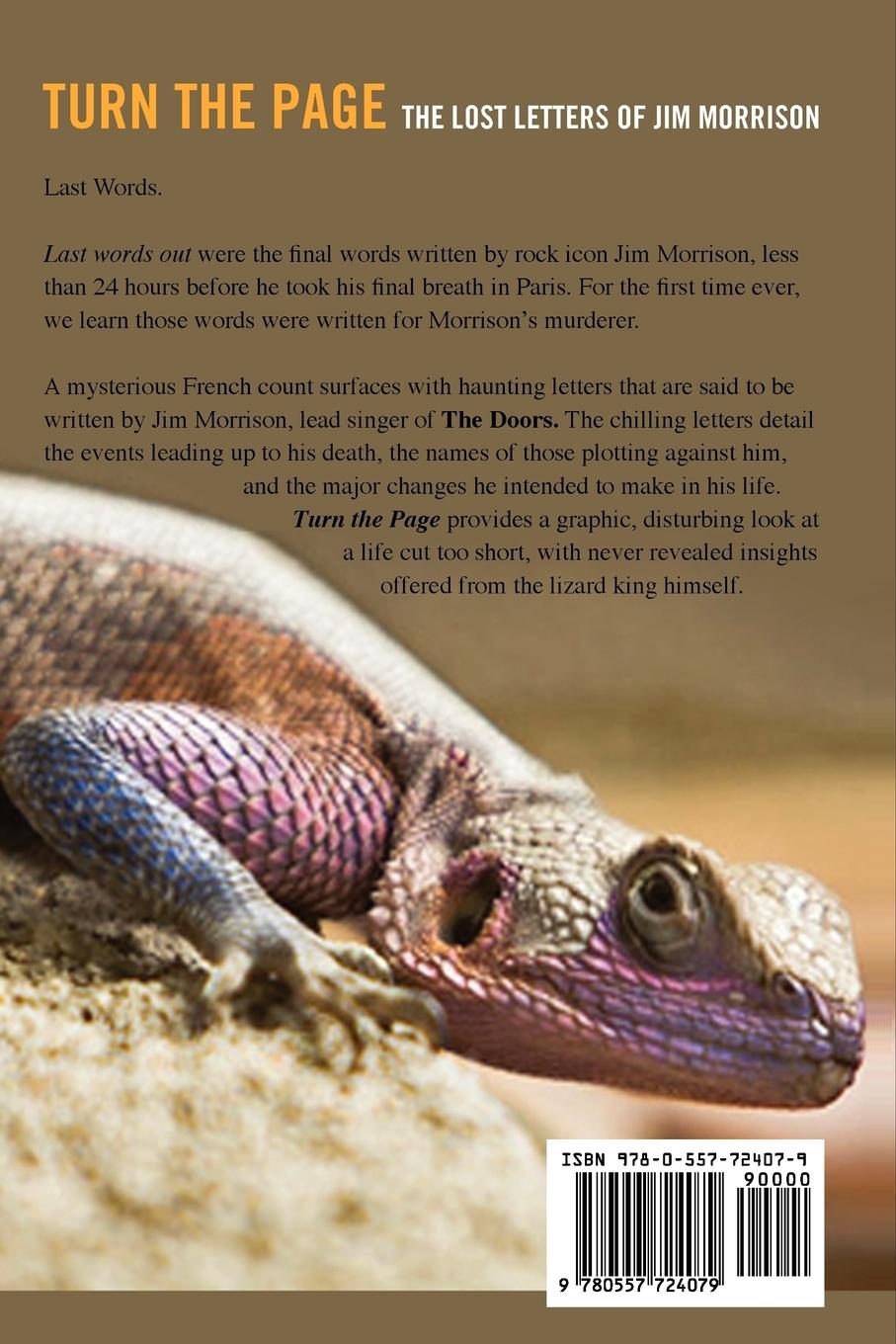 Rückseitencover Turn the Page