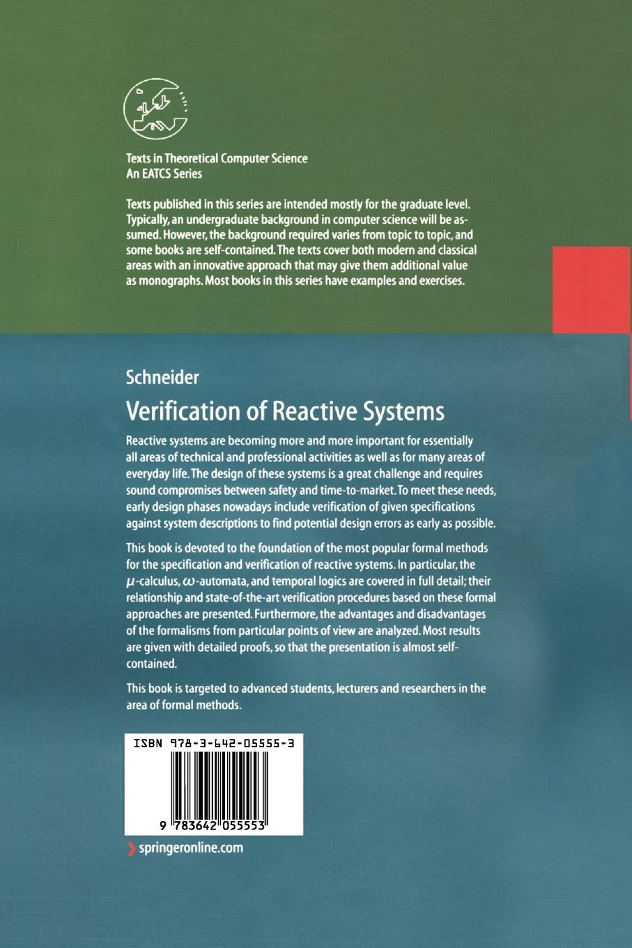 Rückseitencover Verification of Reactive Systems