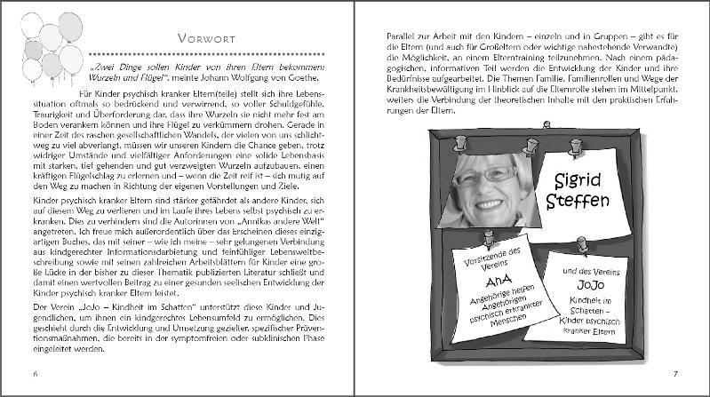 Beispielinhalt (Bild) Annikas andere Welt - Hilfe für Kinder psychisch kranker Eltern